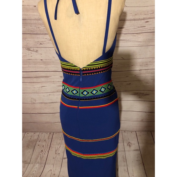 Nicole Miller Beaded asymmetrical statement dress - Picture 5 of 6